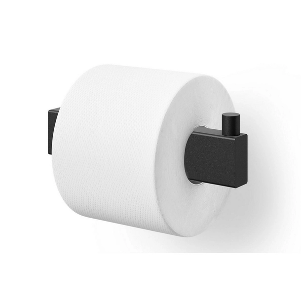 Zack - Uchwyt na papier toaletowy LINEA - szerokość 14,70, czarny